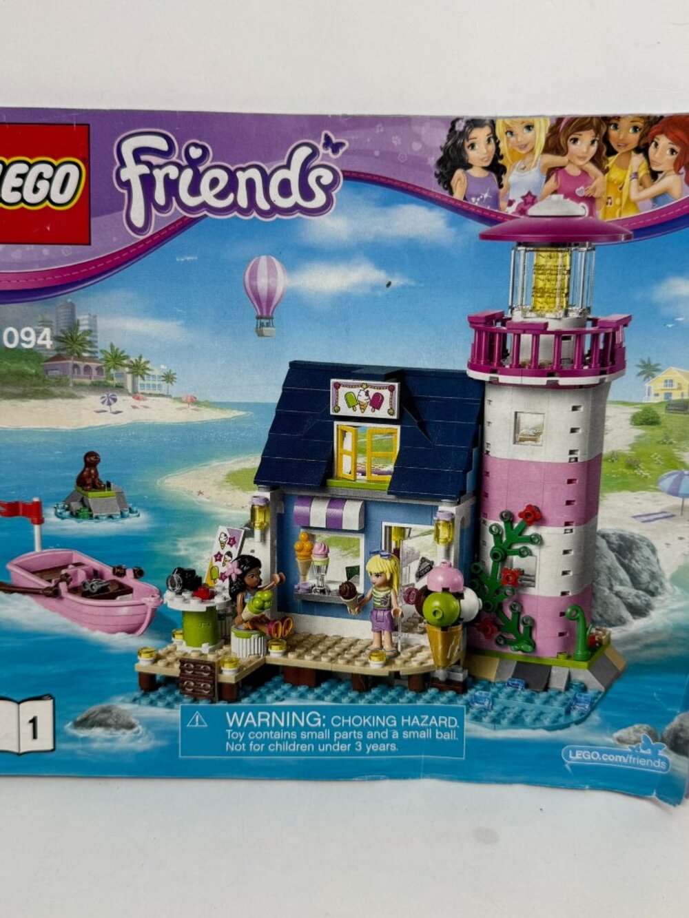 LEGO Friends 41094 Heartlake Lighthouse Instruction Manual Booklet 1 Only